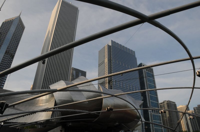 Jay Pritzker Pavilion, Chicago Skyline