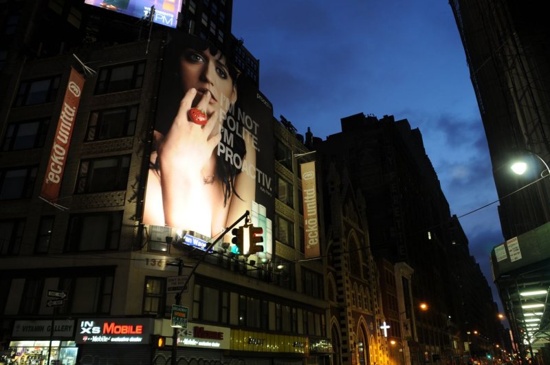 Katy Perry Overlooking Herald Square
