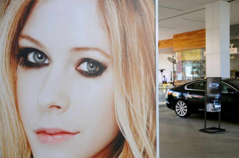 Avril Lavigne at Westfield Century City Shopping Center
