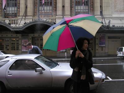 Rain on Geary Street