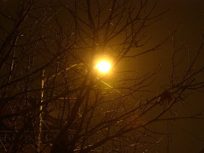 It was a cold and foggy night