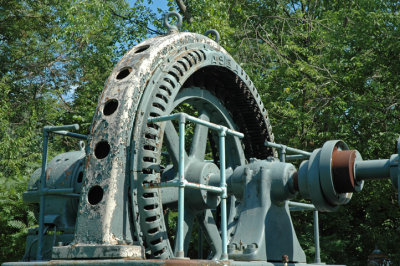 Abandoned Piece of Mill Machinery - Industrial Complex