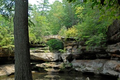The Upper Falls is dry at this time of year ...