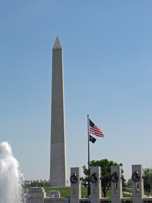 The Washington Monument & WWII Memorial