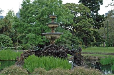 Melbourne Park Fountain...