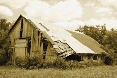 Collapsing Barn