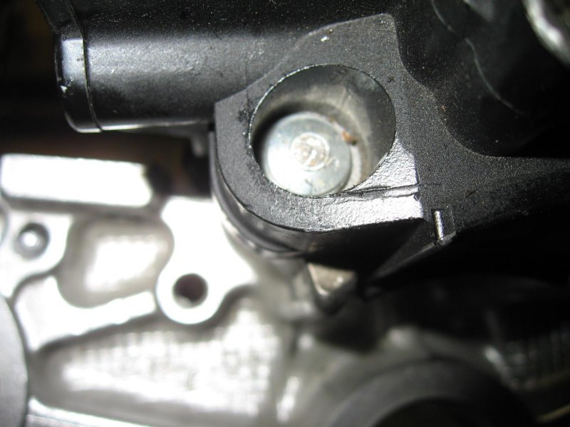 Security screws hold on steering lock unit