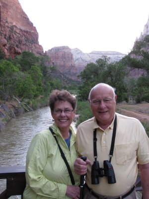 Dad & Colleen in Zion