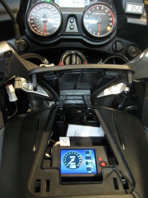 LCD unit access from glovebox