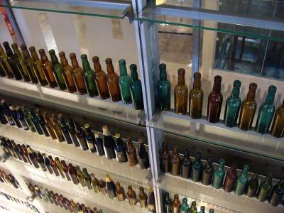 Wall of bottles
