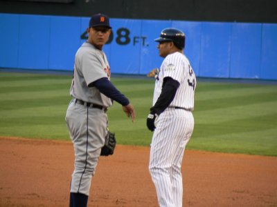 Cabrera and Abreu at first base