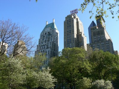 Manhattan buildings from Central Park