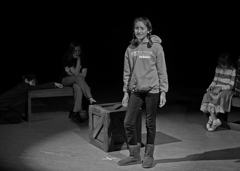 INTERMEDIATE ACTING CLASS PRESENTATION AT THE FLAT ROCK THEATER  -  ISO 400