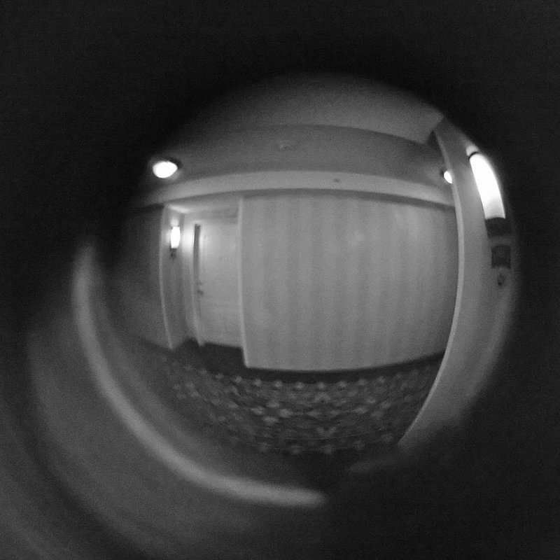 Looking Through The Peep Hole Iso 800 Photo Bill Mcclung