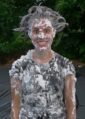 AFTERMATH OF A SHAVING CREAM BATTLE  -  ISO 100