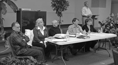 ANNUAL COMMUNITY MEETING  -  BOARD MEMBERS  -  ISO 200, WITH BOUNCE FLASH