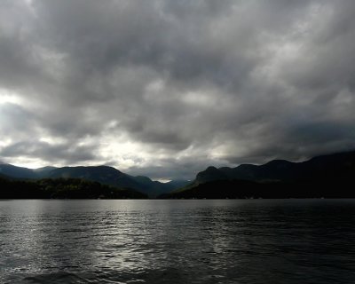 CLOUDS OVER LAKE LURE
