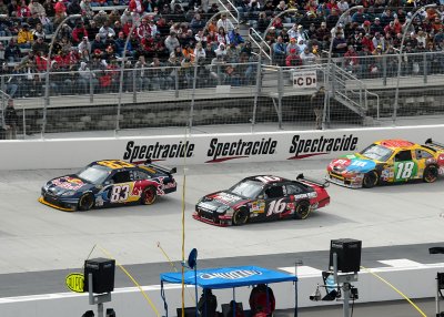 BRIAN VICKERS, GREG BIFFLE AND KYLE BUSCH