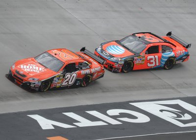 JEFF BURTON GETS UP CLOSE AND PERSONAL WITH TONY STEWART