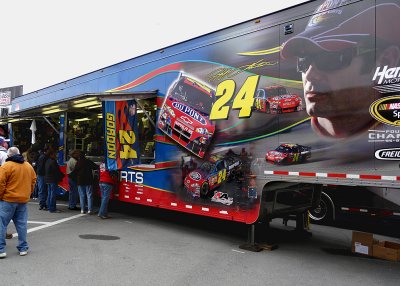 RACE TEAMS SPEND HUNDREDS OF DOLLARS, JUST ON THE PAINT JOBS ON THEIR MERCHANDISE TRAILERS