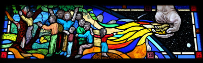 STAINED GLASS WINDOW - SAINT EUGENE'S