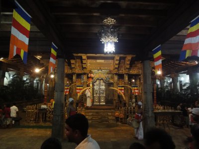 inside temple ceremony