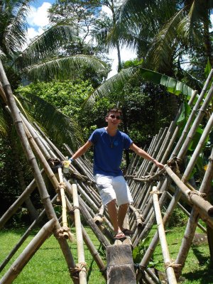 me on bamboo bridge