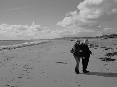 Aisling and Don on Rush Beach