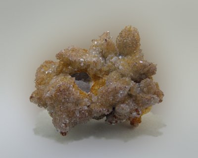 10a. Phantom calcite xls. on large Danburite xl. Mexico