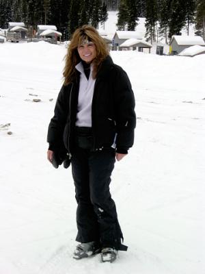 The snow was perfect and I was sooo jazzed in this pic!