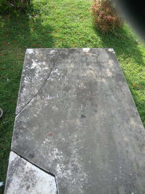 Grave of Annie Palmer, White Witch of Rose Hall
