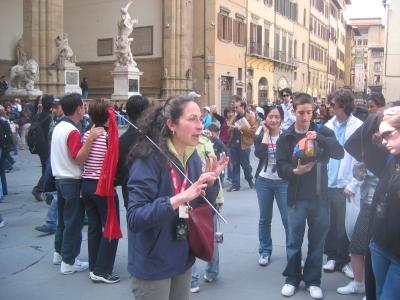 our guide in Florence