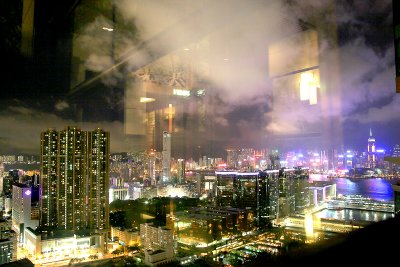 Hong Kong night and Reflection