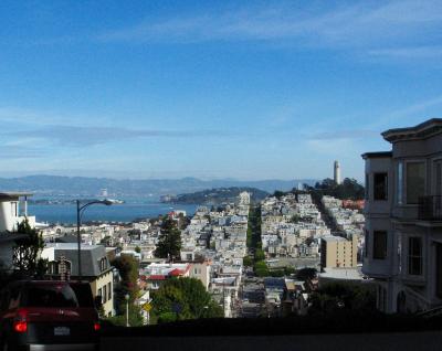 The Crookest Lombard Street from the Top