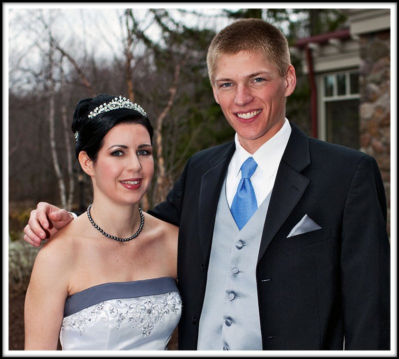 Robyn and a Groomsman