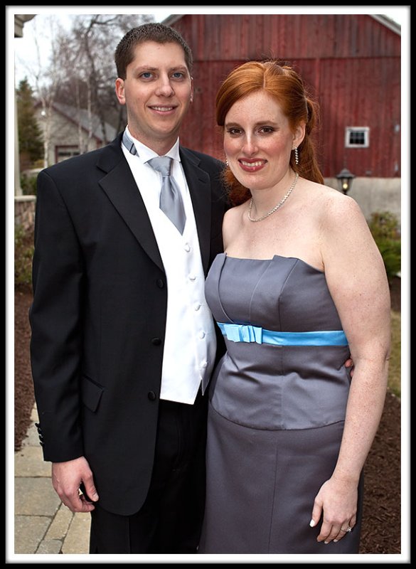 Drew and a Bridesmaid