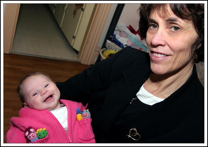 Scarlett Jhane with her Grandma
