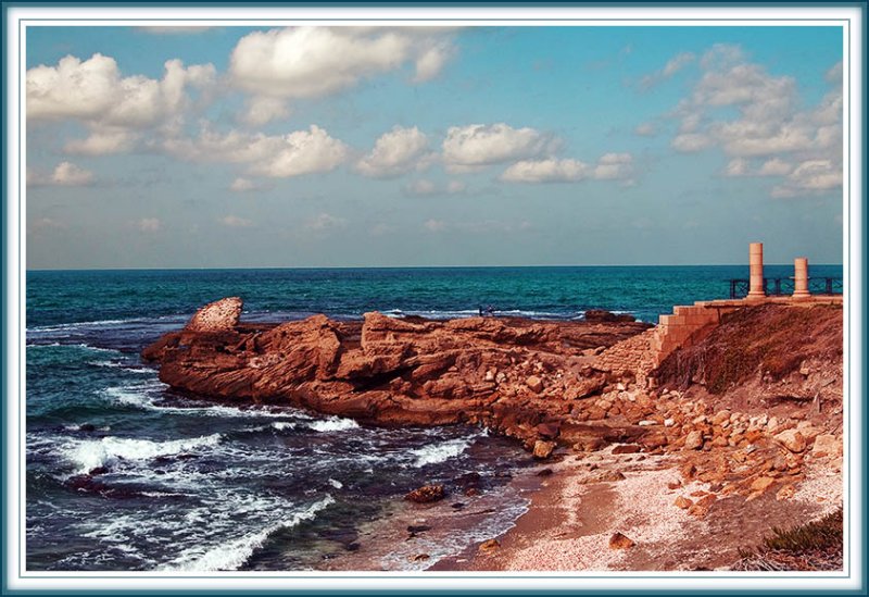 Fading Ruins at Caesarea, Israel