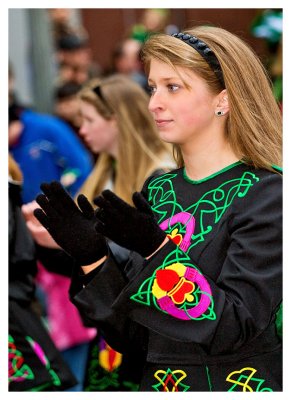 Dancing Beauty at the St. Pats Parade