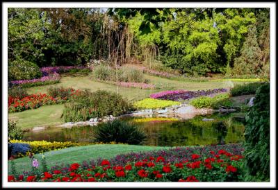 In A Canadian Garden at Epcot