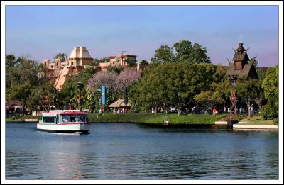 Sailing on the Lake at Epcot