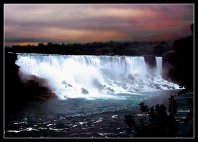 American Falls at Twighlight