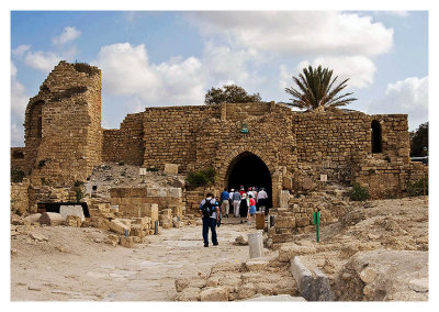 Entering the Ruins Built by Herod