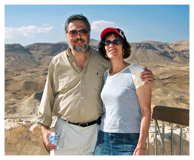 Mark and Phyllis on the Top of Masada