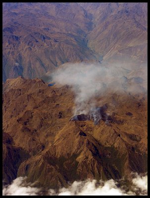 Andes fire from the air 2
