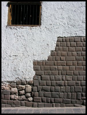 Spanish building on Inca stonework