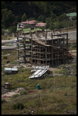 New construction near Thimphu