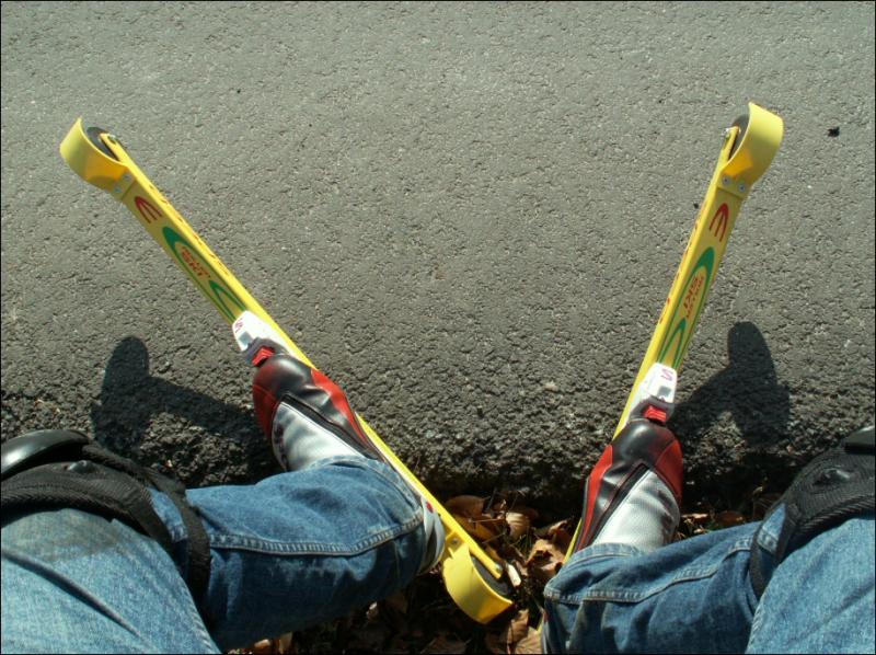 Ski-roue. Pause.