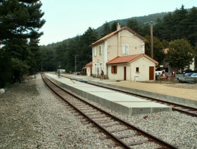 Petite gare de Vizzavona. Sympa.