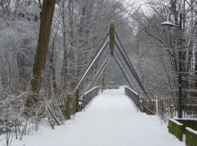 La passerelle de la chausse de Stockel.